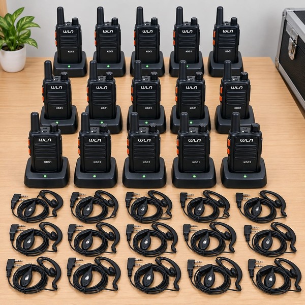 Packing & QC 50 Unit HT WLN Mini Lengkap Earphone Siap Antar