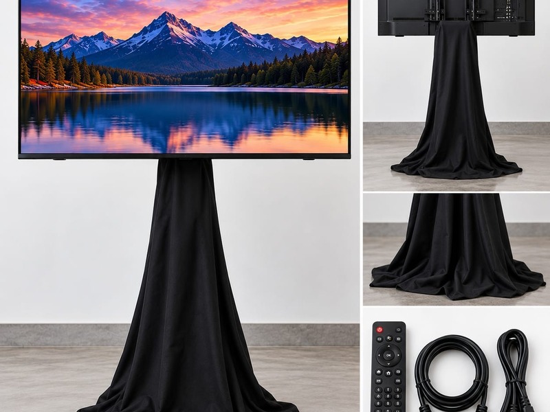 Display TV Standing Floor Registrasi Event