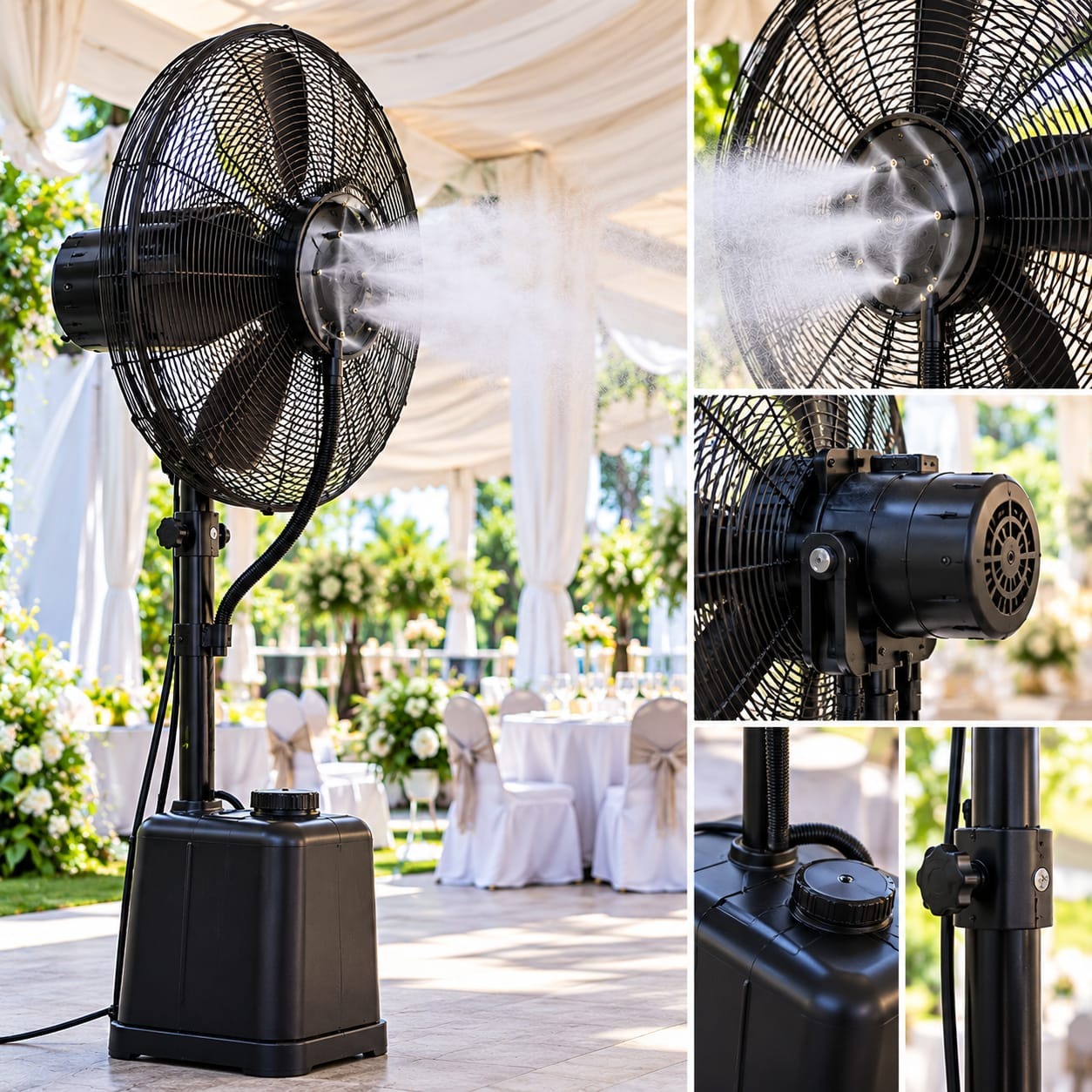 Sewa Kipas Angin Uap Air Portable (Misting Fan) Depok