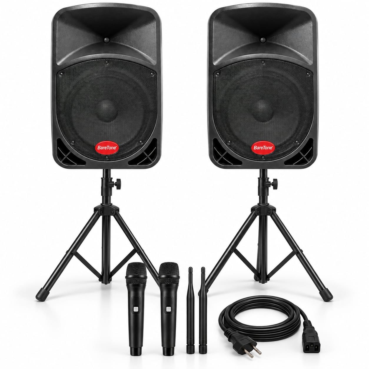 Sewa Speaker Portable BareTone BT 3H1212BWR 12 Inci Depok